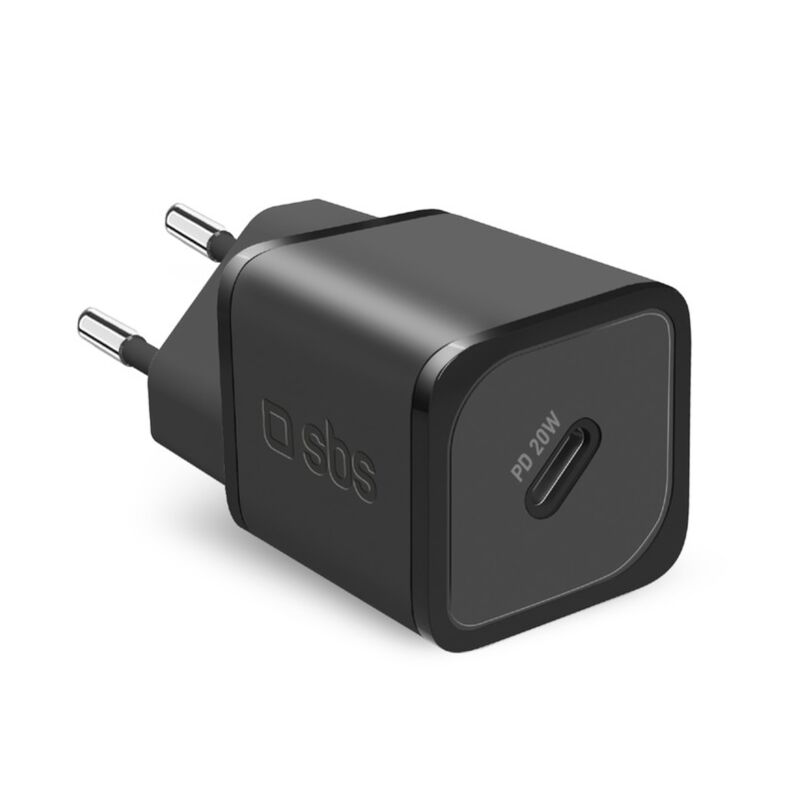 foto del prodotto sbs caricabatterie usb a rete universale nero