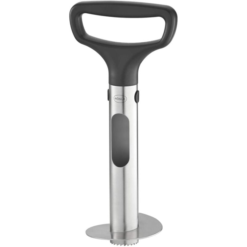 foto del prodotto sbuccia ananas pro di alta qualità per estrarre la parte commestibile e tagliare in anelli, con presa ergonomica, scala di misurazione e foro, in abs