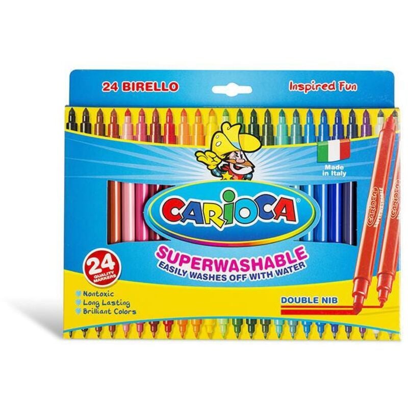 foto del prodotto sc.24 pennarelli birello carioca 41521 x6
