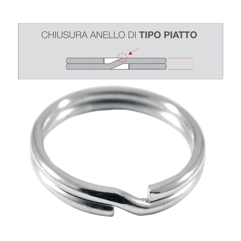 foto del prodotto sc anelli per chiavi mm.30 pz.10 . prezzo per 1 pezzo.