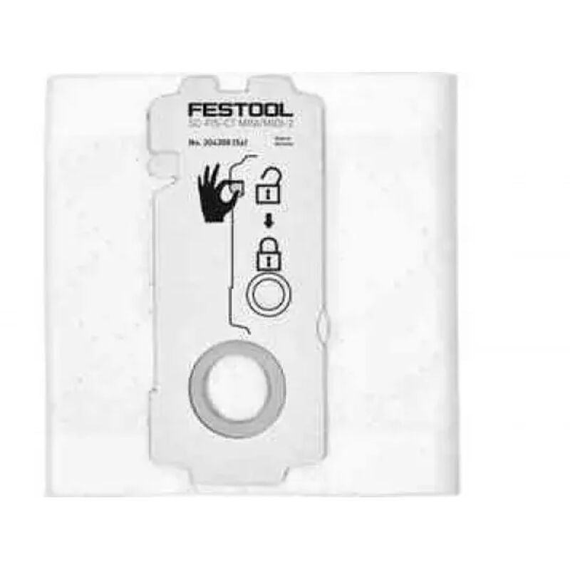 foto del prodotto sc fis ct mini midi 2 5 sacchetto filtro selfclean festool