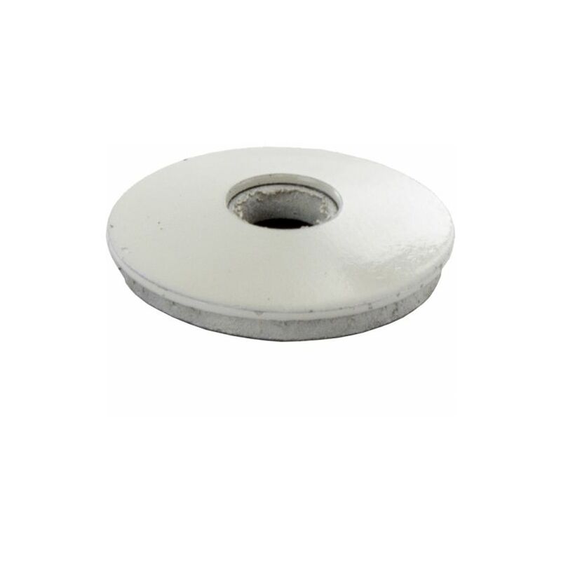 foto del prodotto sc rondelle ferro tonde con guarn. 6,7x22 bianco grigio pz.25 . prezzo per 1 pezzo.