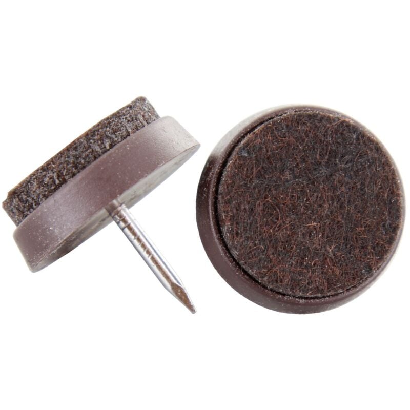 foto del prodotto sc sottosedie feltro chiodo mm.22 marr. pz.8. prezzo per 1 pezzo.