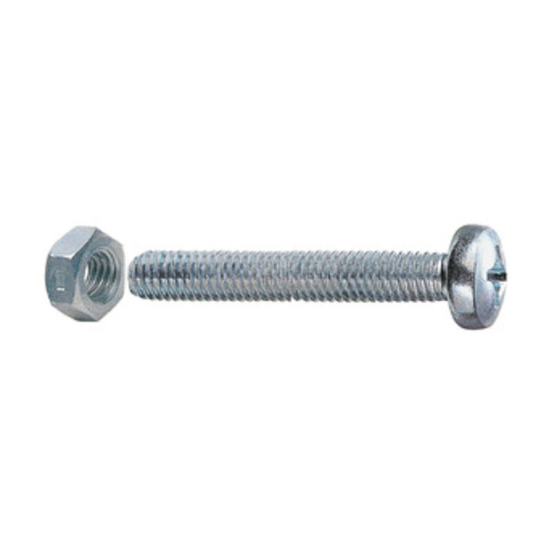 foto del prodotto sc viti a metallo t.c. 3x16 con dadi pz.30 . prezzo per 1 pezzo.