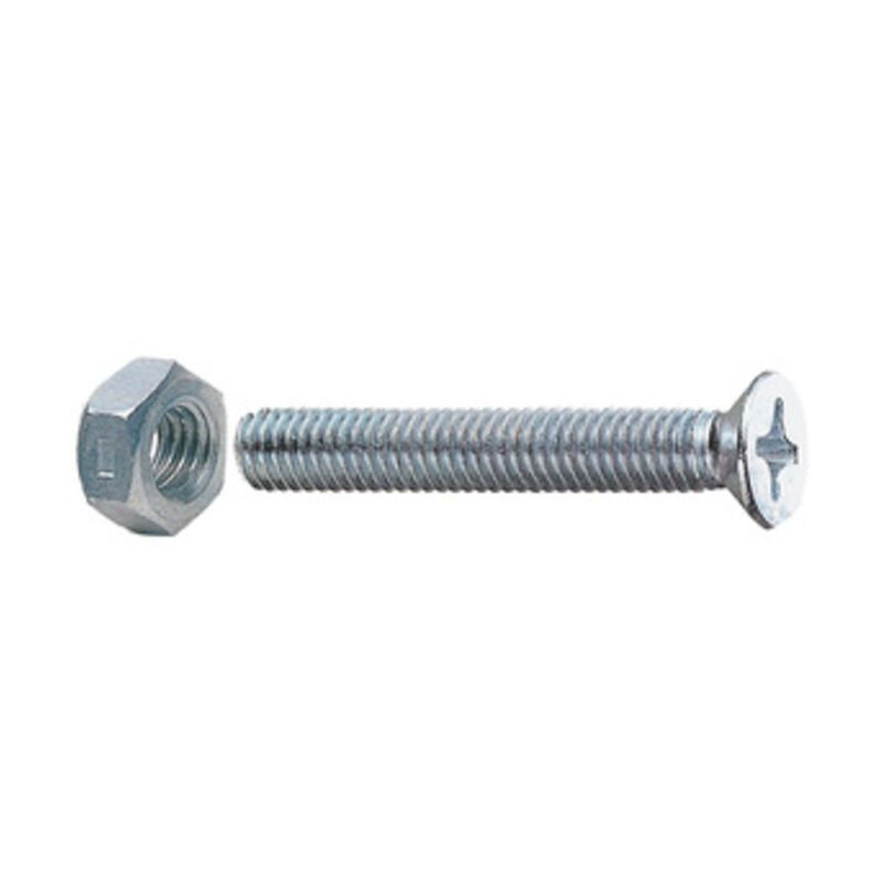 foto del prodotto sc viti a metallo t.p. 3x10 con dadi pz.50 . prezzo per 1 pezzo.