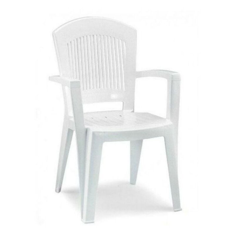 foto del prodotto scab poltrona da esterno in resina super elegant bianca design pz 1