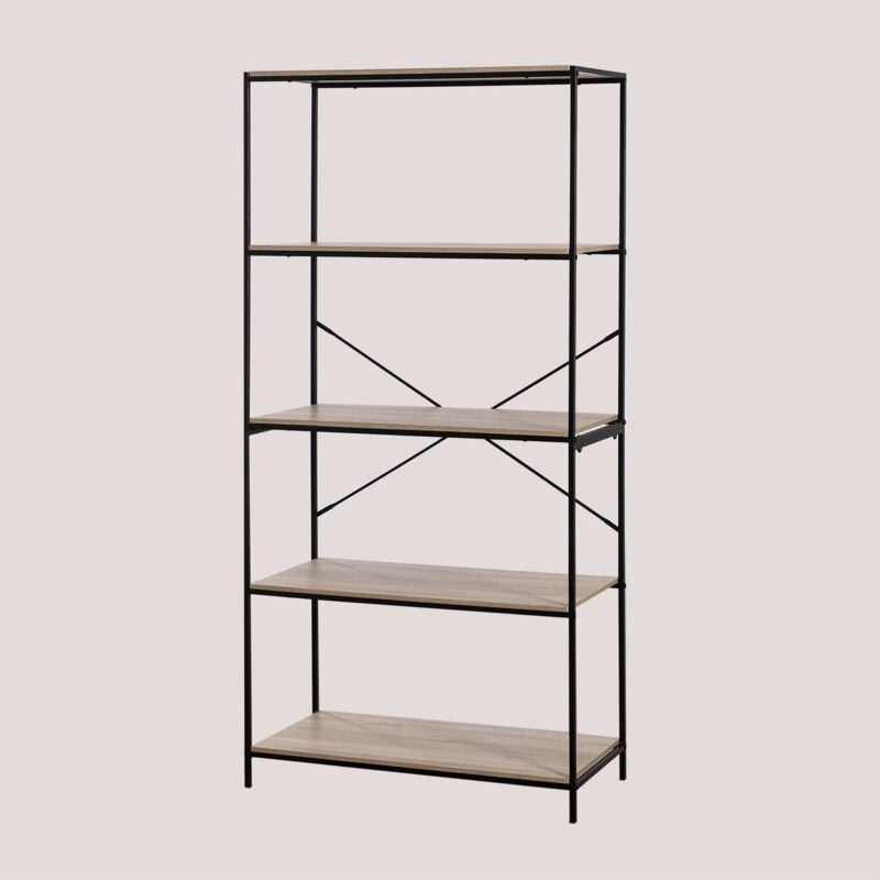 foto del prodotto scaffalatura in legno e metallo baxter sklum