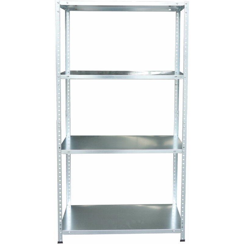 foto del prodotto scaffale 4 ripiani in metallo galvanizzato fadi silver