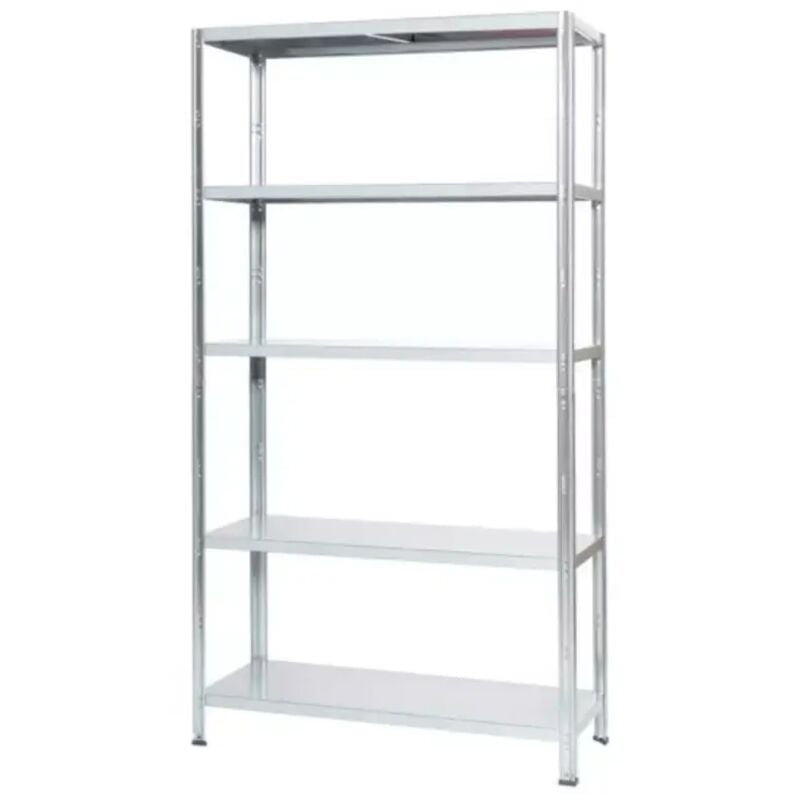foto del prodotto scaffale 5 ripiani in metallo ad incastro grima portata 400 kg 100x40x187 cm