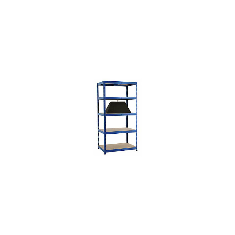 foto del prodotto scaffale a innesto blu 5 ripiani in truciolato kaiserkraft