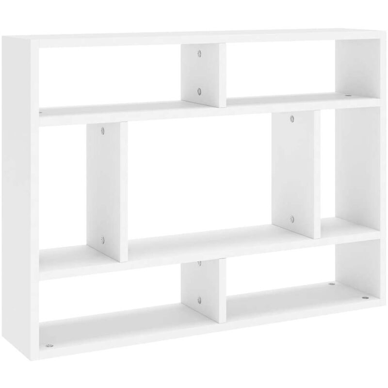 foto del prodotto scaffale a parete bianco 75x16x55 cm in in multistrato vidaxl