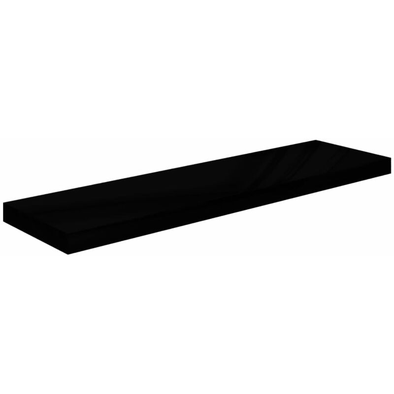 foto del prodotto scaffale a parete grigio lucido 90x23,5x3,8 cm in mdf vidaxl