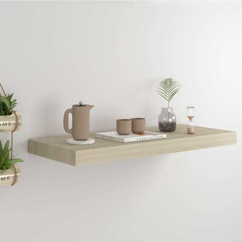 foto del prodotto scaffale a parete rovere 60x23,5x3,8 cm in mdf vidaxl