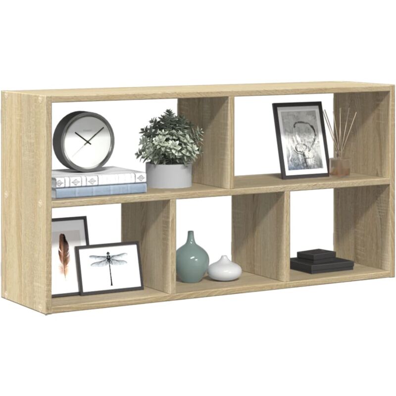 foto del prodotto scaffale a parete rovere sonoma 100x25x50 cm legno multistrato vidaxl