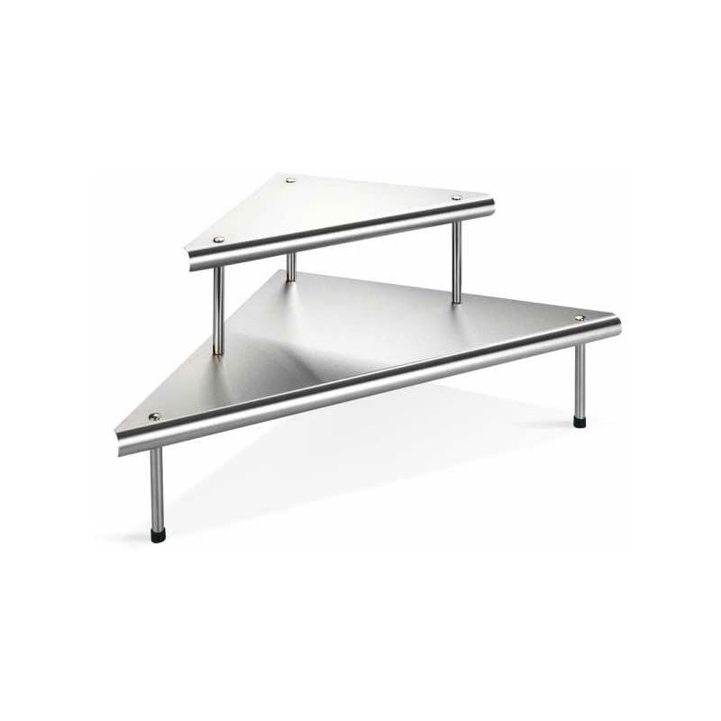 immagine 0 del prodotto scaffale angolare da cucina massivo duo a 2 ripiani wenko
