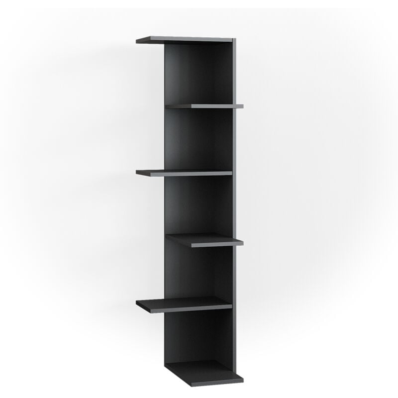 foto del prodotto scaffale angolare tera, antracite, 37 x 140.1 cm vicco