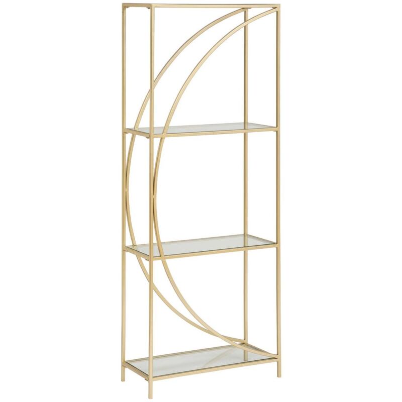 foto del prodotto scaffale artif in metallo dorato 56x151cm atmosphera cr ateur d int rieur
