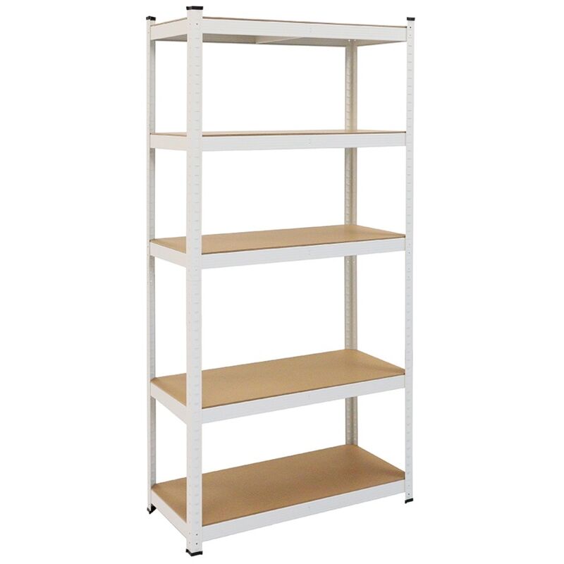 foto del prodotto scaffale bianco 5 ripiani