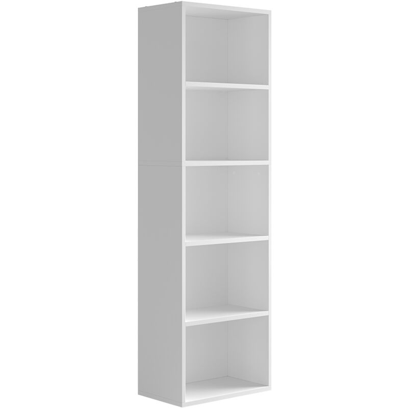 immagine 0 del prodotto scaffale bob, bianco, 40 x 132 cm con 5 scomparti vicco