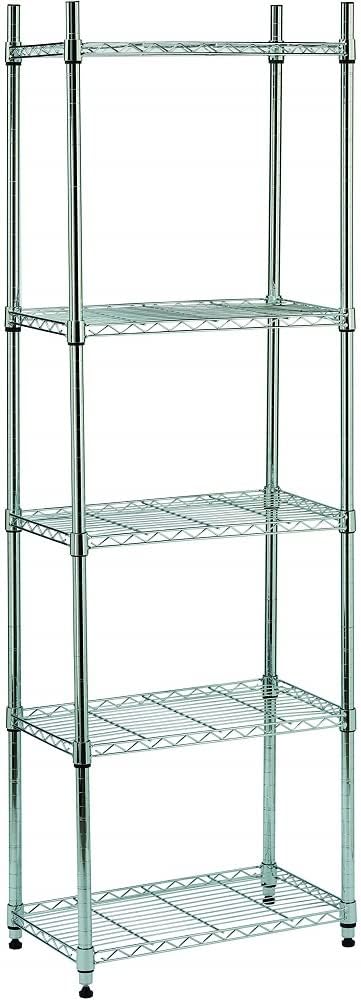 foto del prodotto scaffale cromato 5 piani 60x35x180h