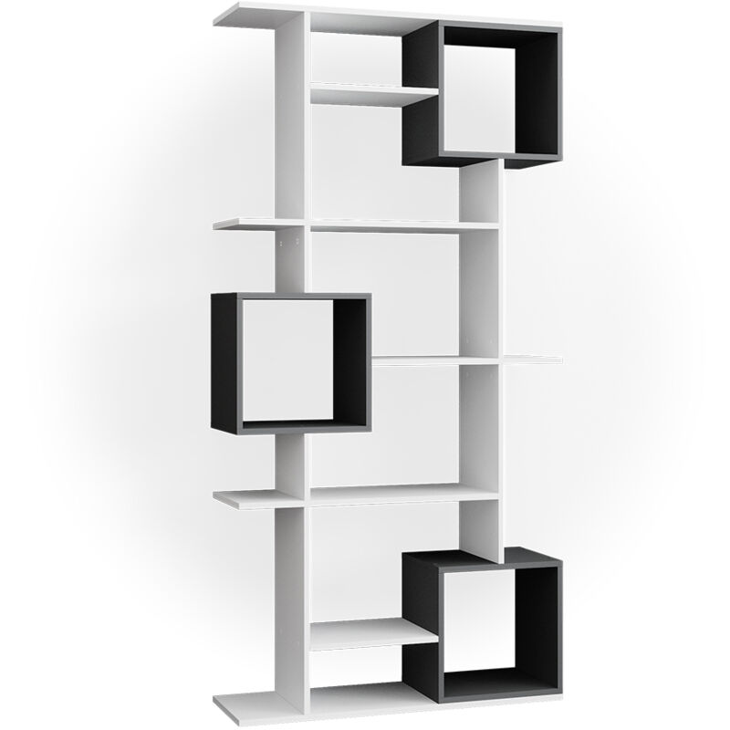 foto del prodotto scaffale cube, bianco antracite, 92 x 187.7 cm vicco