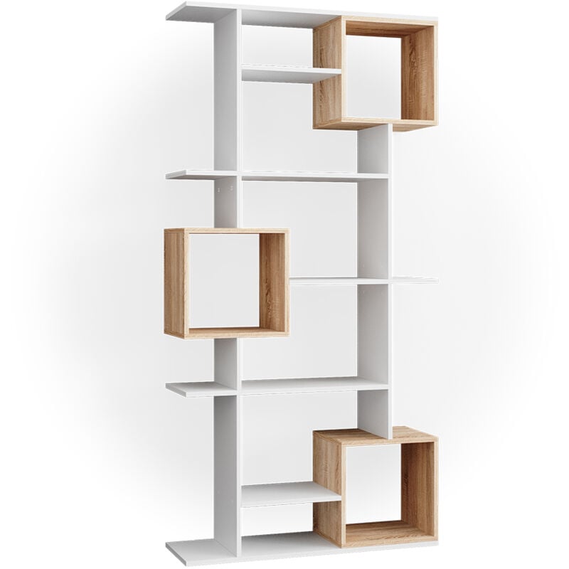 foto del prodotto scaffale cube, bianco sonoma, 92 x 187.7 cm vicco