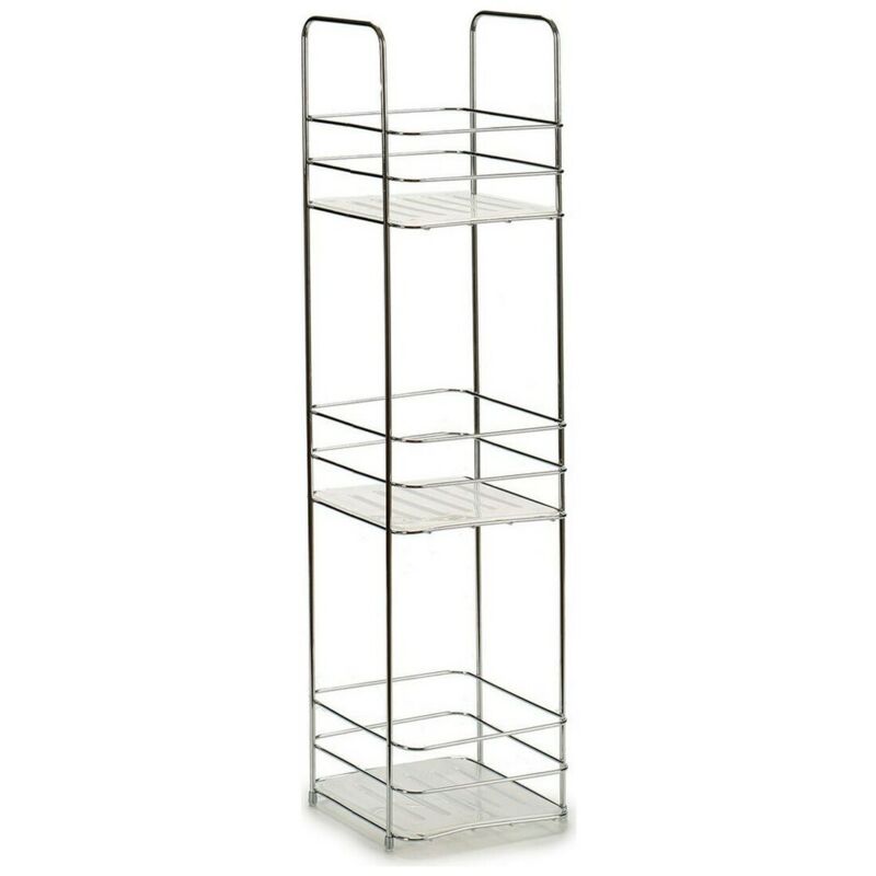 foto del prodotto scaffale da bagno berilo trasparente 16 x 63 x 16 cm 15,5 x 63 x 16 cm 16 x 62 x 16 cm