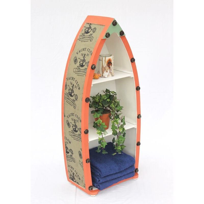 foto del prodotto scaffale da barca 15a055 scaffale da bagno 96 cm mobile da bagno in stile shabby mobili da bagno taglia m