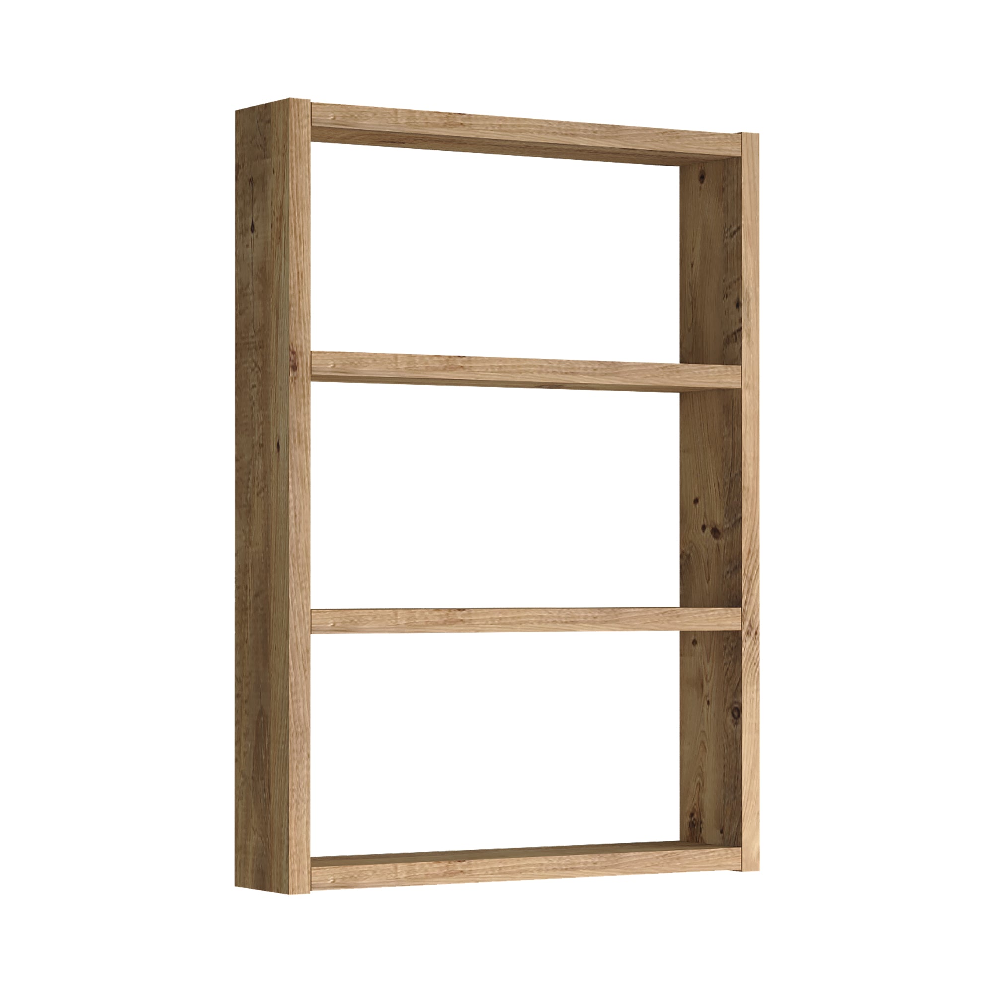 foto del prodotto scaffale da cucina a 3 ripiani 60 x 43 x 9 cm effetto rovere rustico 03 0006970