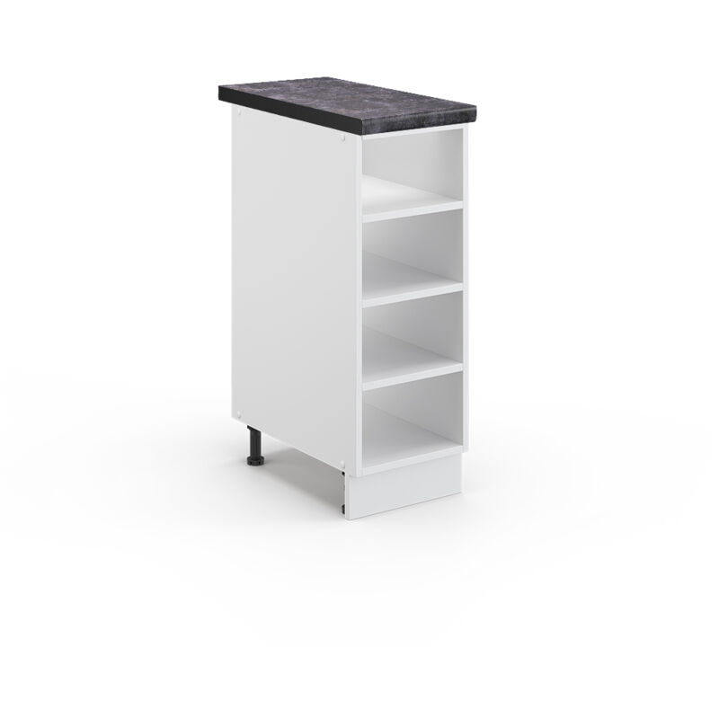 foto del prodotto scaffale da cucina fame line, bianco, 30 cm , pl antracite vicco