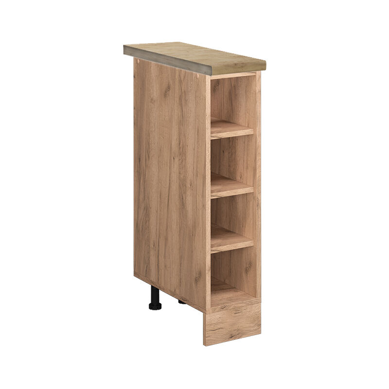 foto del prodotto scaffale da cucina r line, quercia dorata, 20 cm , pl rovere vicco