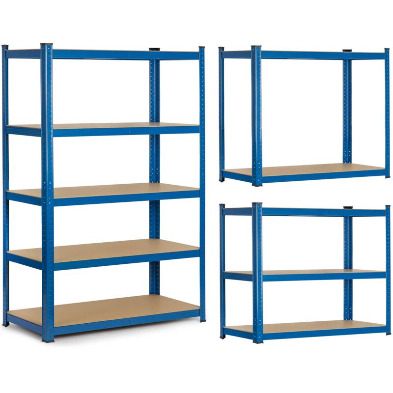 foto del prodotto scaffale da magazzino in metallo 150 x 75 x 30 humberg 4842