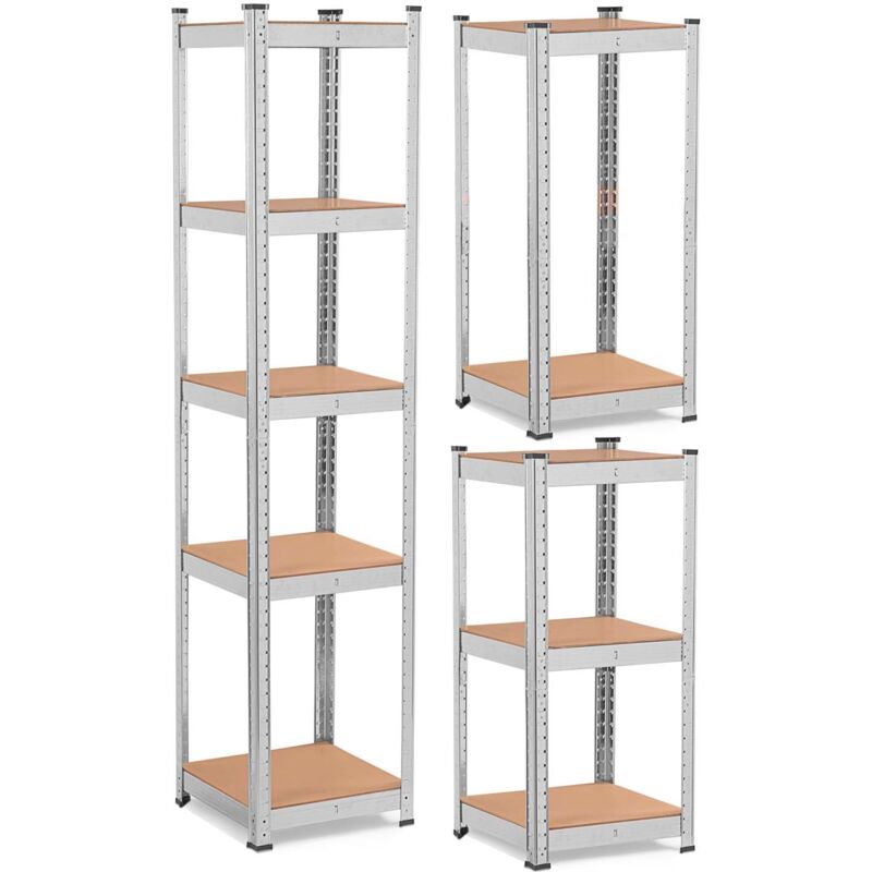 foto del prodotto scaffale da magazzino in metallo 180 x 40 x 40 humberg 4819