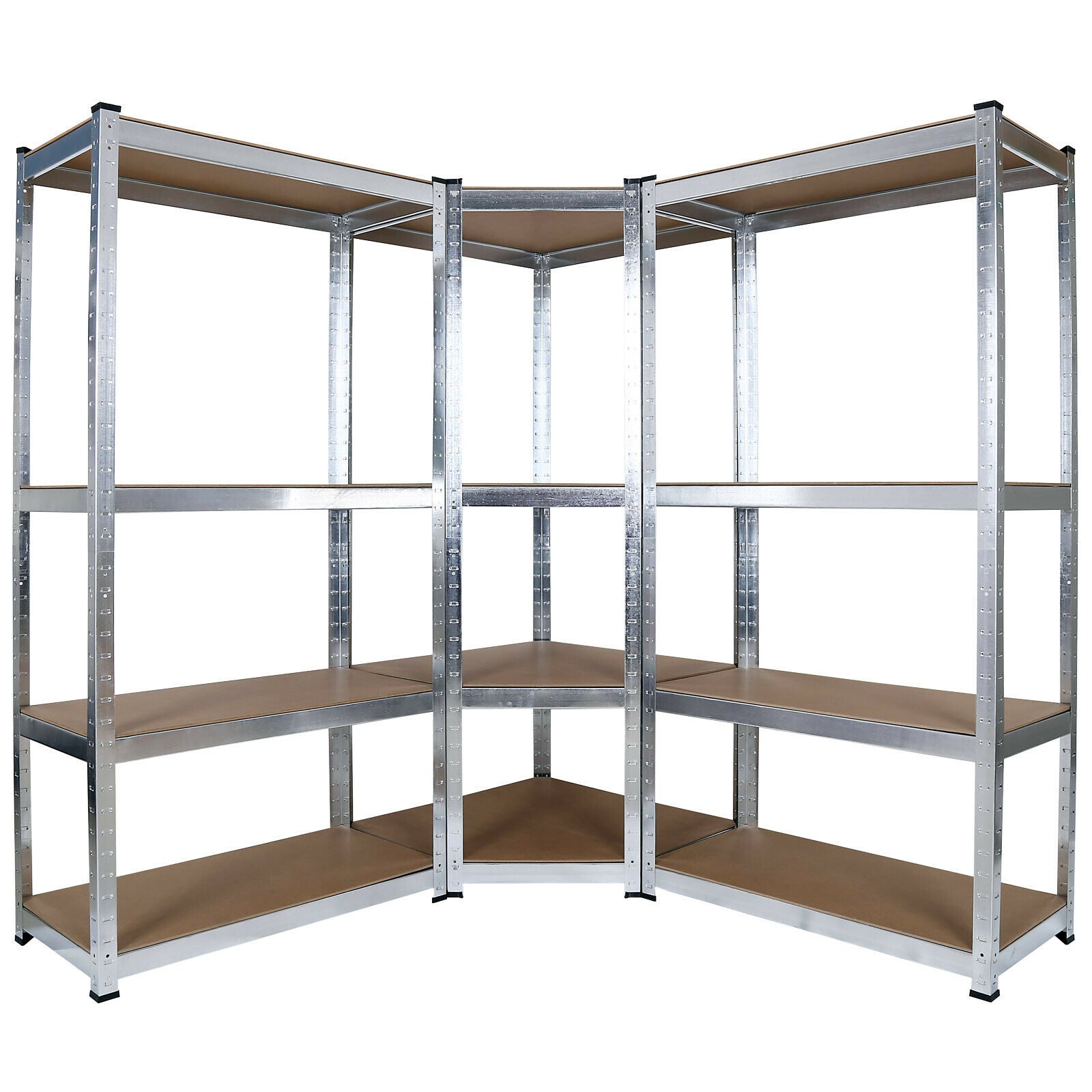 foto del prodotto scaffale da officina pesante con ripiani ad inserimento armadio angolare da 160 cm kit cantina 16 0002707