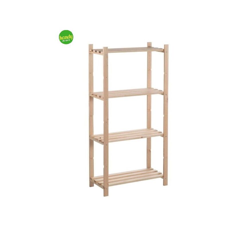 foto del prodotto scaffale handy 4 ripiani pino 73x38 h.110