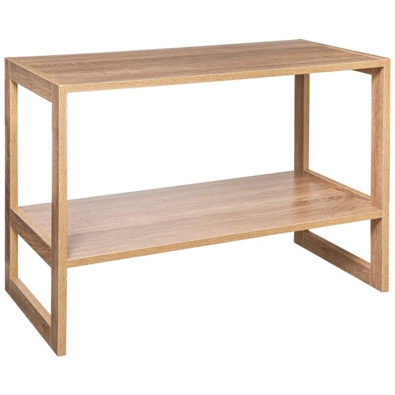 foto del prodotto scaffale impilabile a 2 scomparti mix n modul effetto legno naturale - 5five