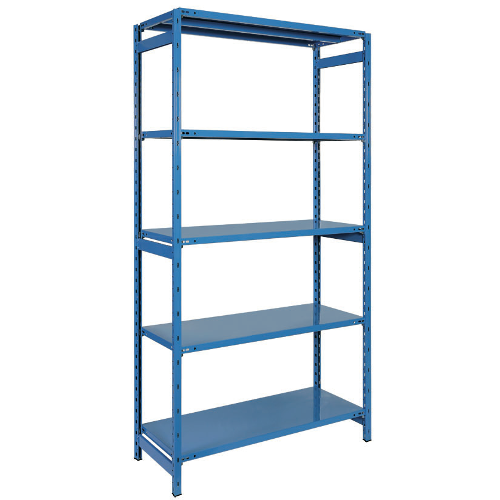 foto del prodotto scaffale in kit bizzotto scaffalature lb1 100a arredokit azzurro ral 5
