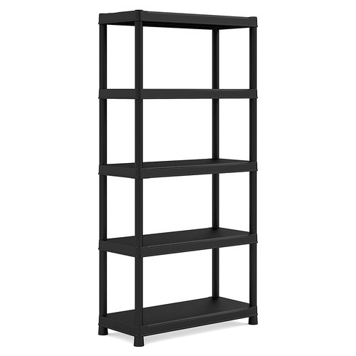 foto del prodotto scaffale in kit keter 9980000002229 plus 90 5 nero