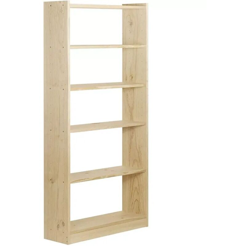 foto del prodotto scaffale in legno gala con ripiani larghezza 80 cm