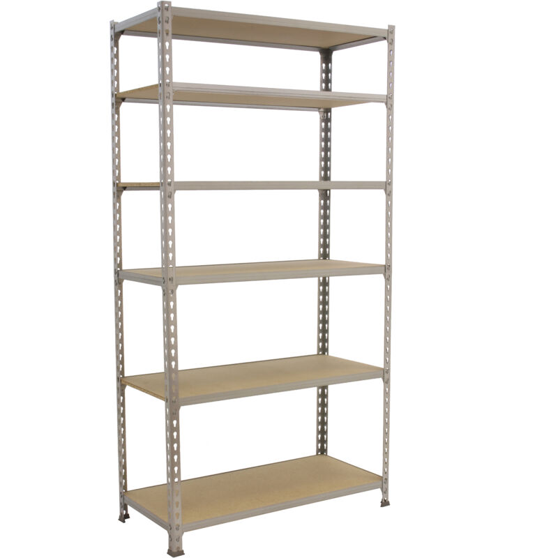 foto del prodotto scaffale in metallo, 2500x900x500 mm, 6 ripiani in legno, punto di flessione 150 kg, zincato legno simonrack