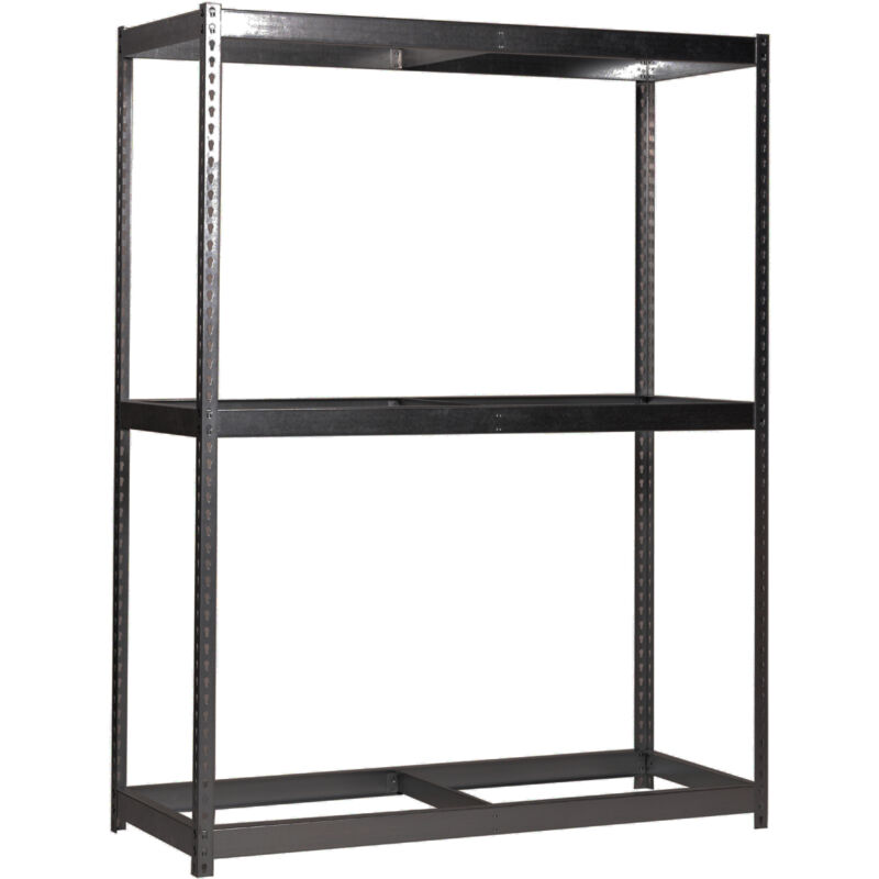 foto del prodotto scaffale in metallo simon rack senza viti colore antracite 3 ripiani 2000x1500x900 mm made in spain
