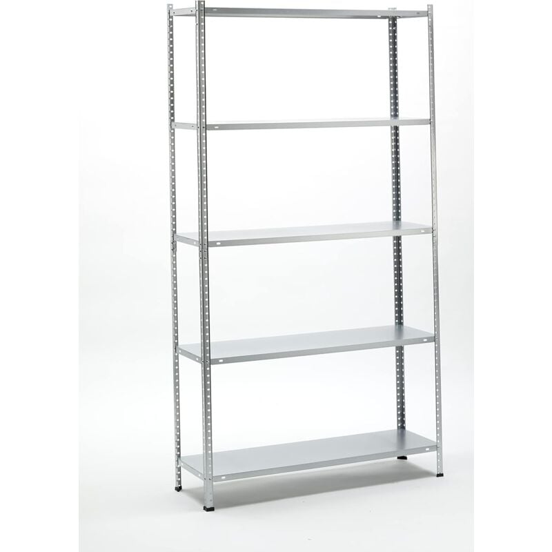foto del prodotto scaffale metallo 5ripiani 100x30x187h cm por 50 kg