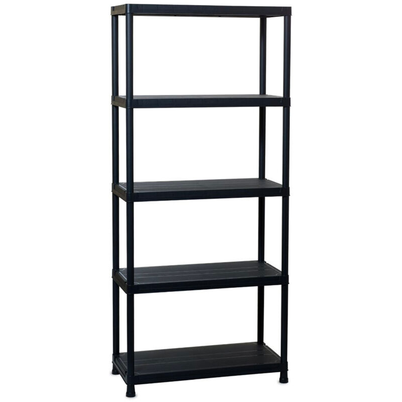 foto del prodotto scaffale multiuso 5 ripiani in plastica 71x35x180cm