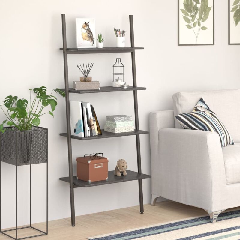 foto del prodotto scaffale pendente a 4 livelli nero 64x34x150,5 cm vidaxl