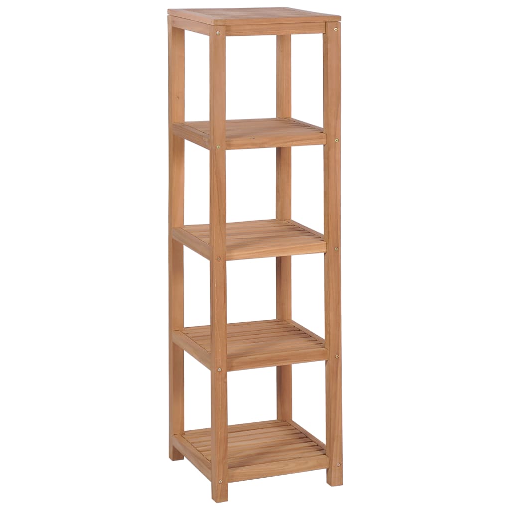 foto del prodotto scaffale per bagno a 4 ripiani in massello di teak 42x42x165cm cod mxl 12538