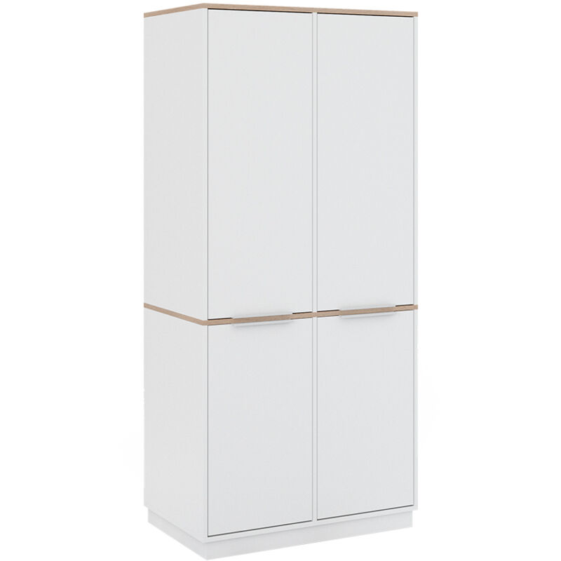 foto del prodotto scaffale per file betti, bianco, 82 x 179 cm con 6 ripiani vicco