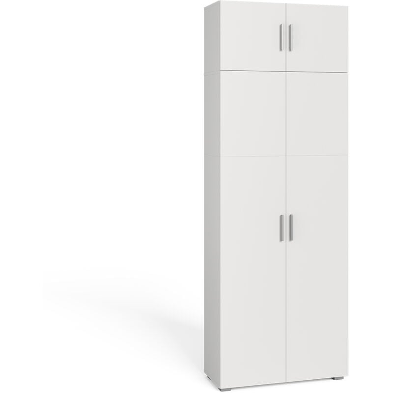 foto del prodotto scaffale per file ingo, bianco, 80 x 182.4 cm con estensione dell armadio vicco