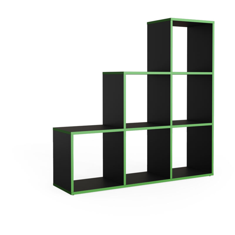 foto del prodotto scaffale per scale , nero verde, 105 x 107.5 cm vicco
