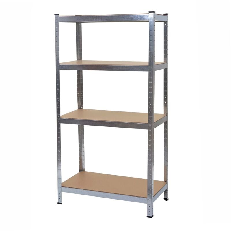 foto del prodotto scaffale per stoccaggio carichi pesanti 160x80x40cm portata fino a 320kg metallo zincato 040003399