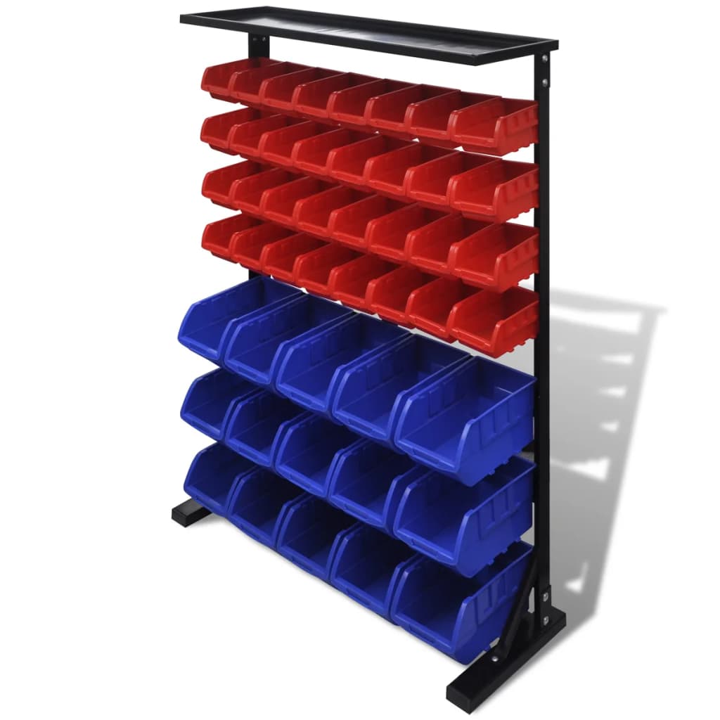 foto del prodotto scaffale porta attrezzi da garage blu e rosso 02 0003857